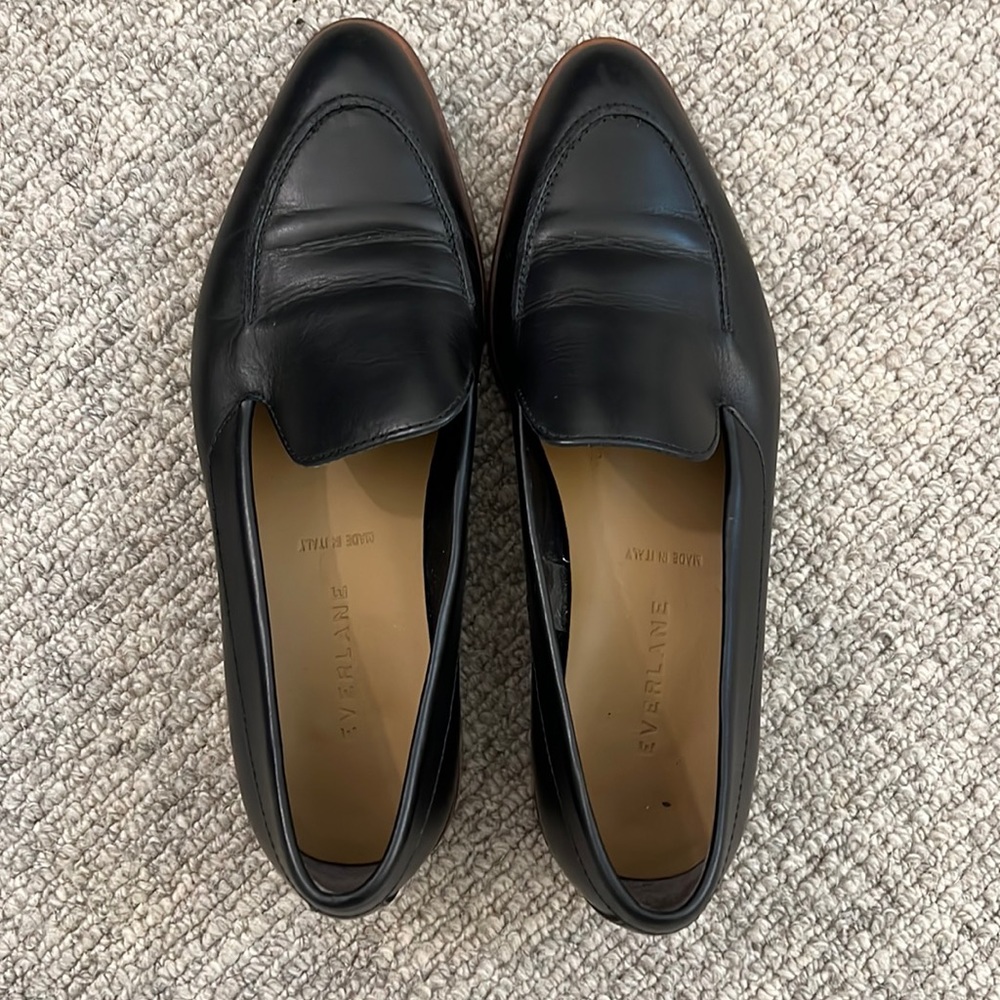 Everlane Black Modern Loafer size 6